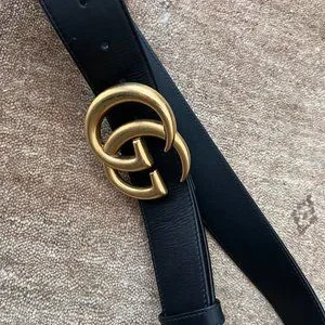 Gucci | Accessories | Auth Gucci Marmont Leather Belt With 